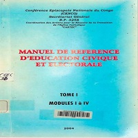 Manuel de référence d'éducation civique et électorale tome 1